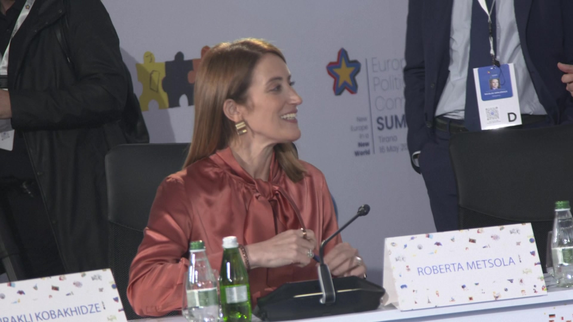Roberta METSOLA, EP President, participates in the meeting of the European Political Community, in Tirana (Albania)